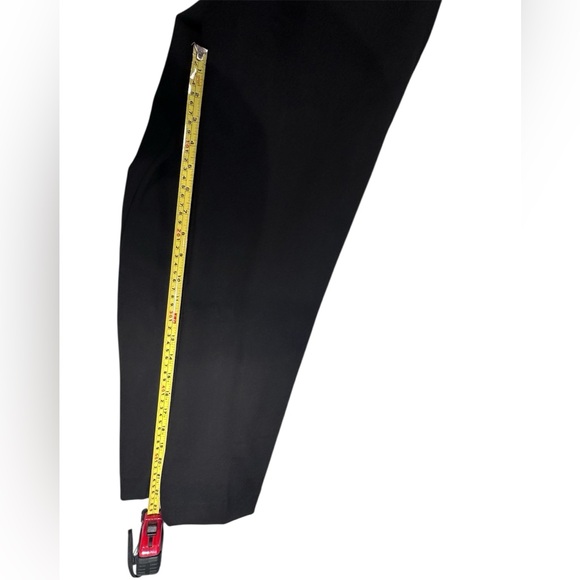 Crosby Black Metropolitan Belted Culotte Pants with Unique Silver Buckle Size 10 - Picture 8 of 9